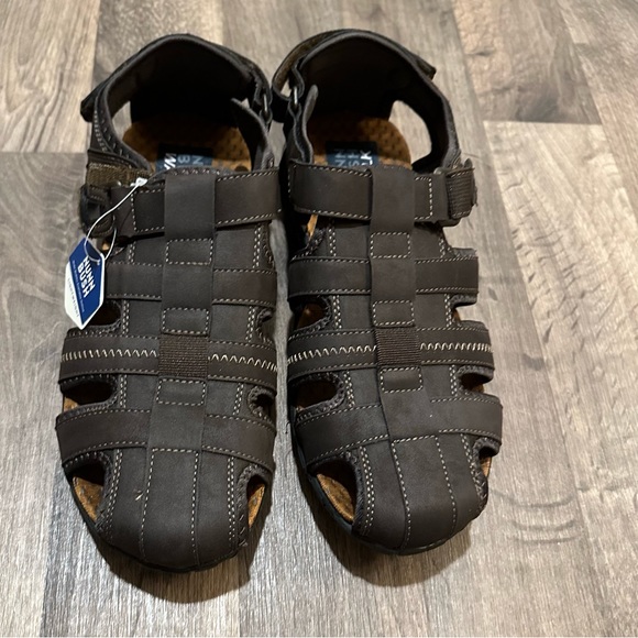 Nunn Bush Walk Brown VeganLeather Rio Bravo Fisherman Lightweight Sandals NWT 13 - Picture 13 of 15